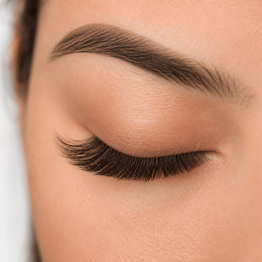3D volume lashes — expressive lash line