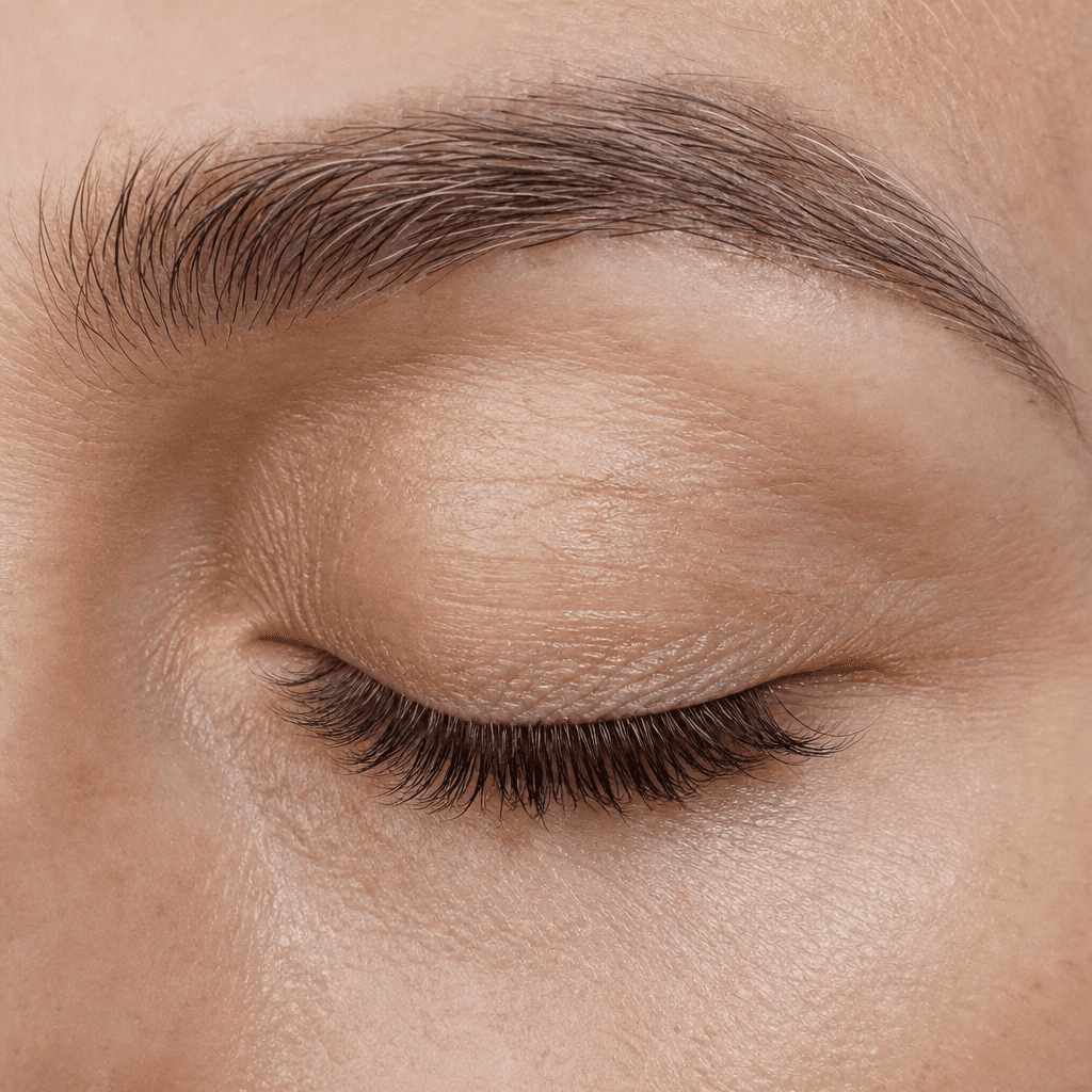 Classic lashes on mature skin — soft lifting effect